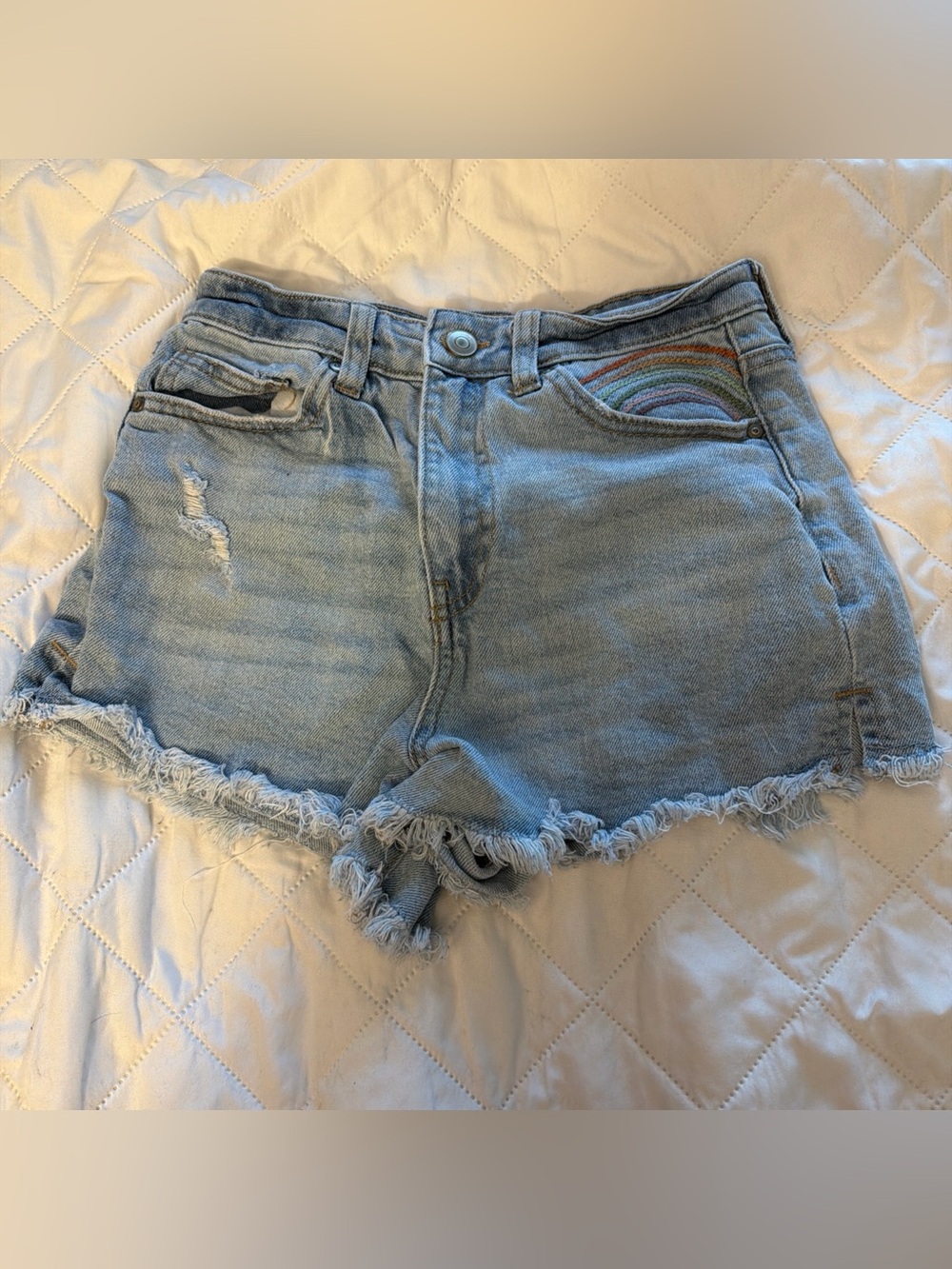 No Boundaries Juniors Denim Shorts Size 5